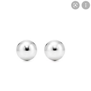 Tiffany and Co. Hardwear Silver Ball Earrings